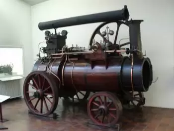 Machine à vapeur, machine à courir et à watts
